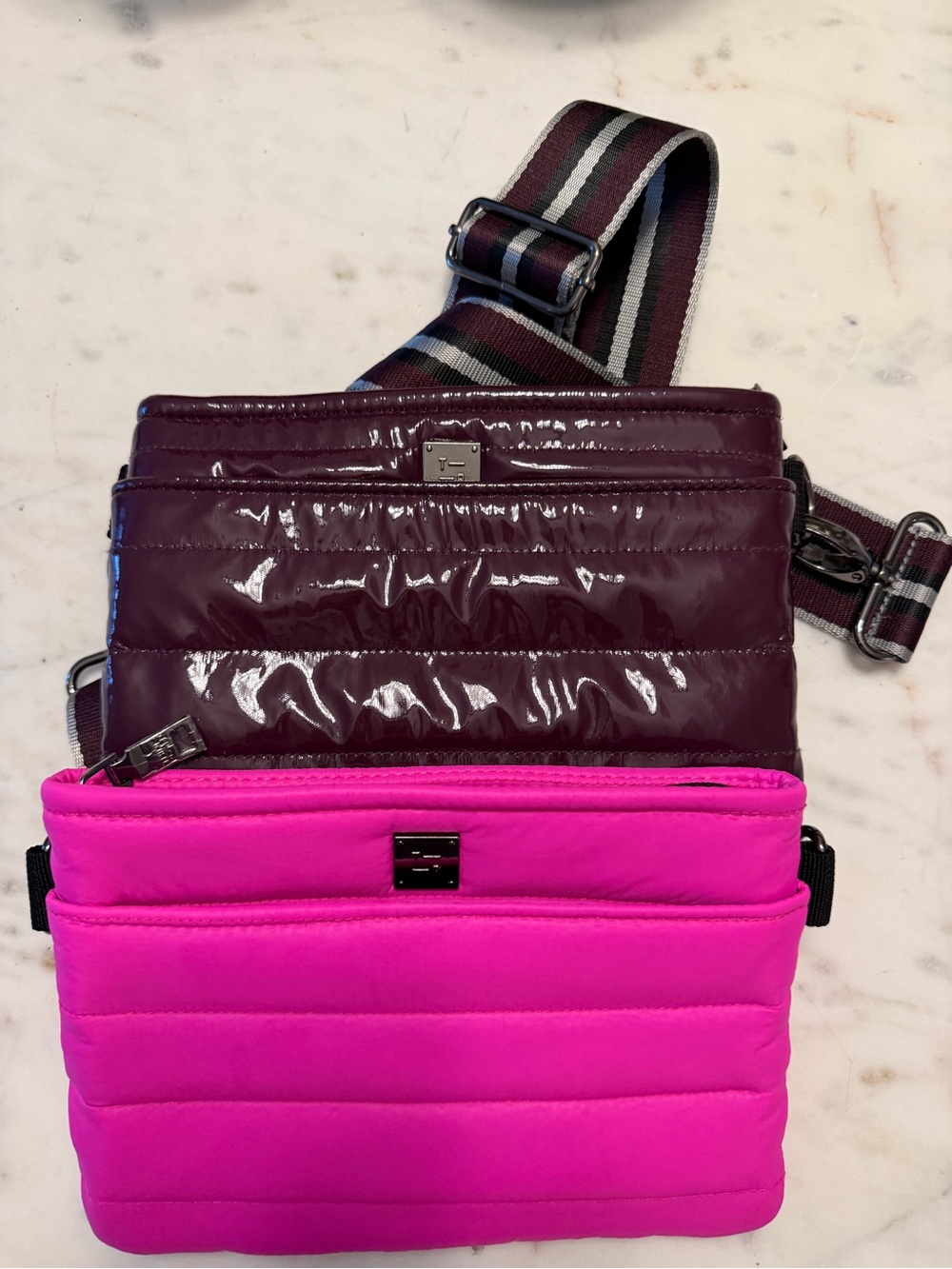 Think Royln Bum Bag 2.0 + Pink Quilted Crossbody Bundle
